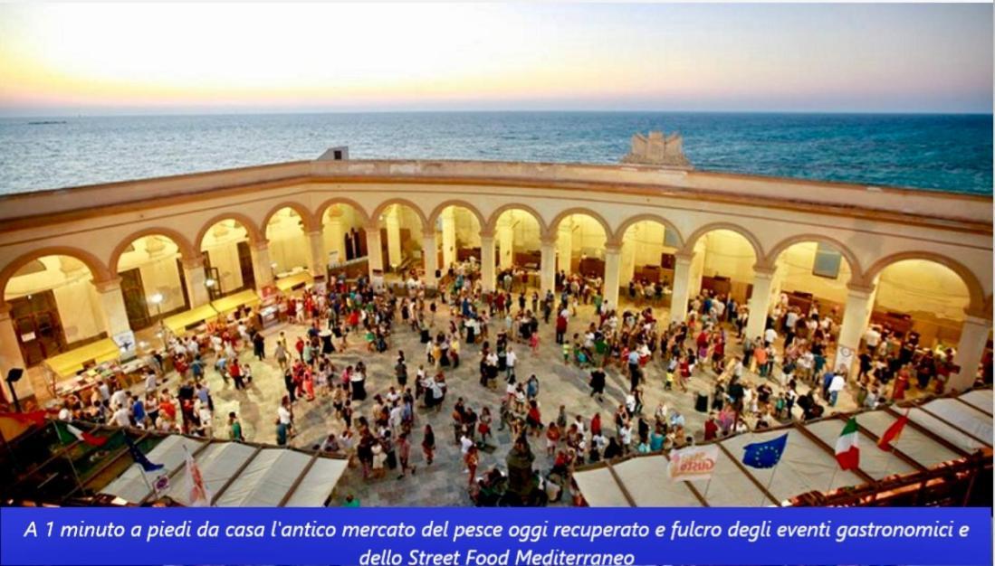 Be Mediterraneo, In Centro Sul Mare - In The Center Beach Front - 80 Mq Трапані Екстер'єр фото