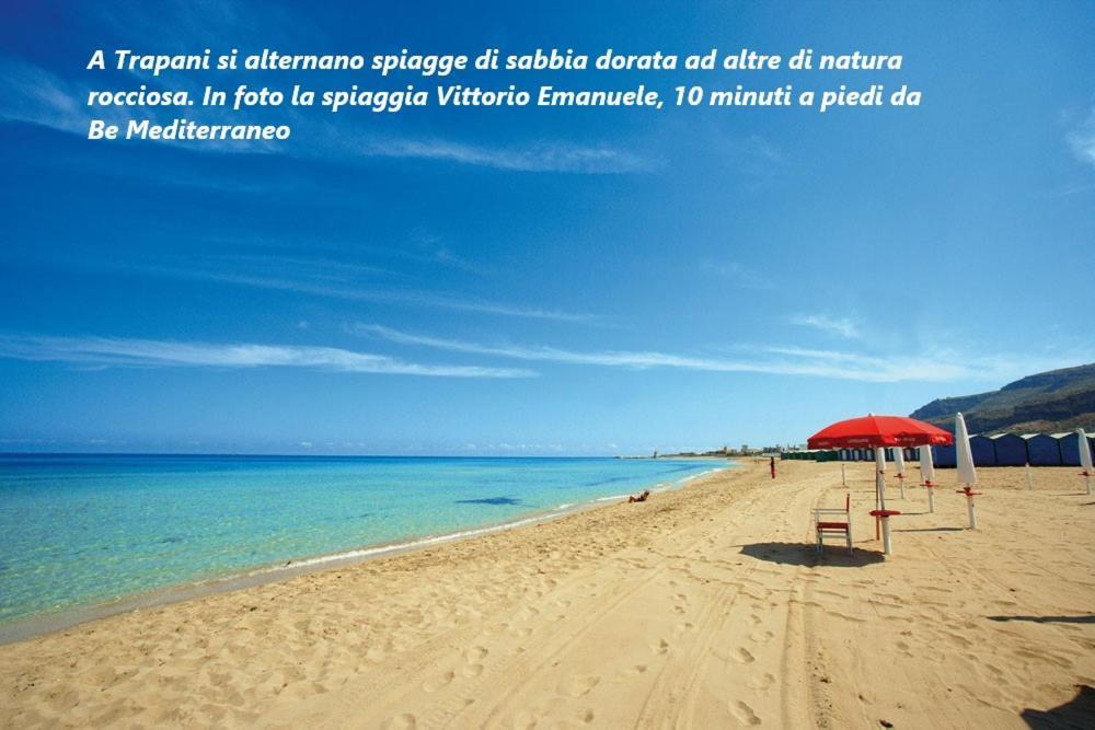 Be Mediterraneo, In Centro Sul Mare - In The Center Beach Front - 80 Mq Трапані Екстер'єр фото